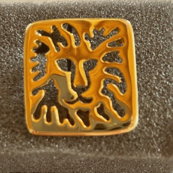 Vintage Anne Klein Gold tone Brooch - Picture 1 of 1